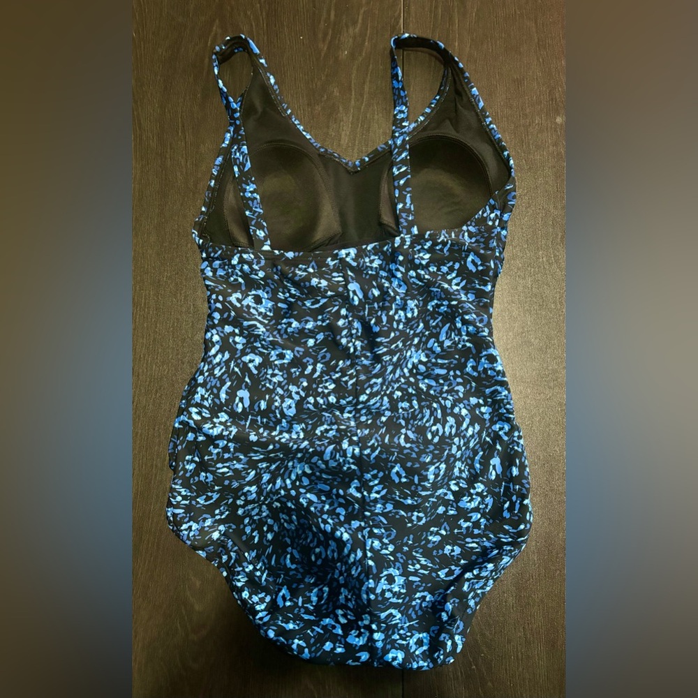 Speedo Tummy Control Side Rushing One Piece Swimsuit - Picture 2 of 3